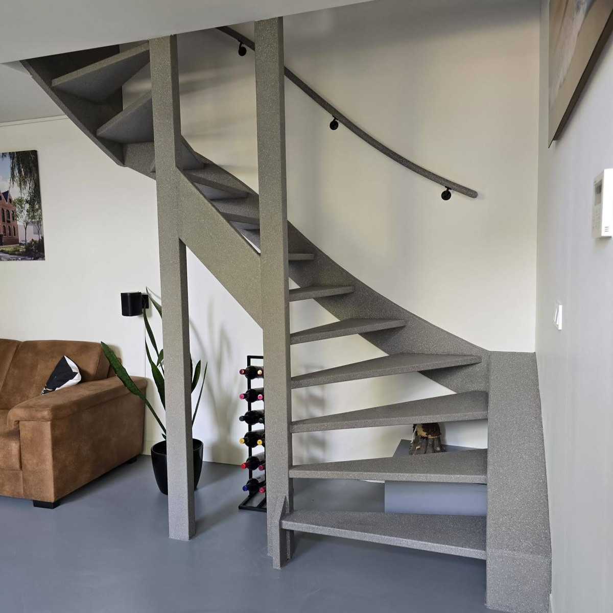 Open trap Omnistair Stone afwerking