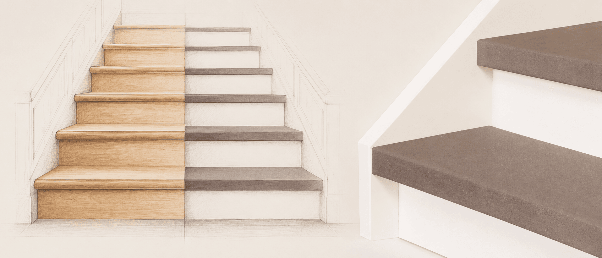 Verschil Omnistair en traditionele traprenovatie