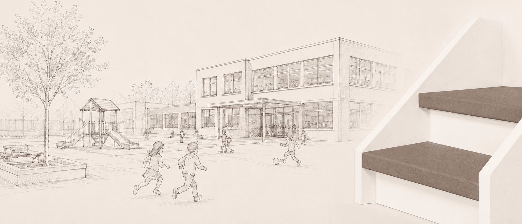 Welke traprenovatie is geschikt voor scholen?